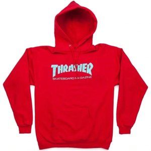 red thraser hoodie